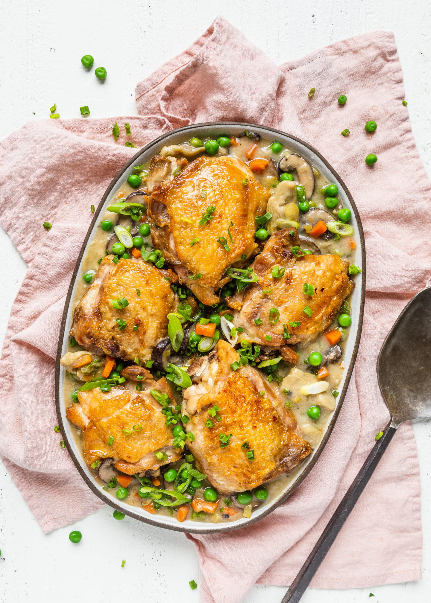 Chicken Fricassee with Mushrooms