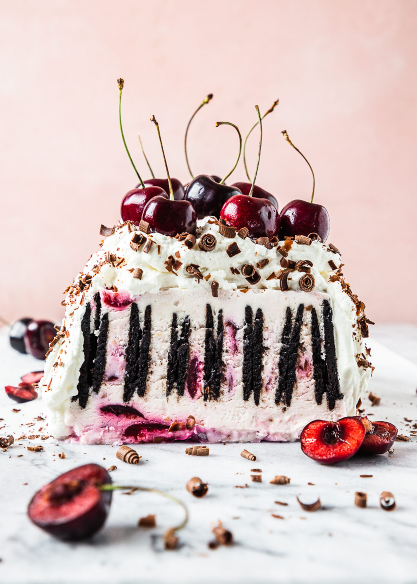 Cherry and Dark Chocolate Icebox Cake