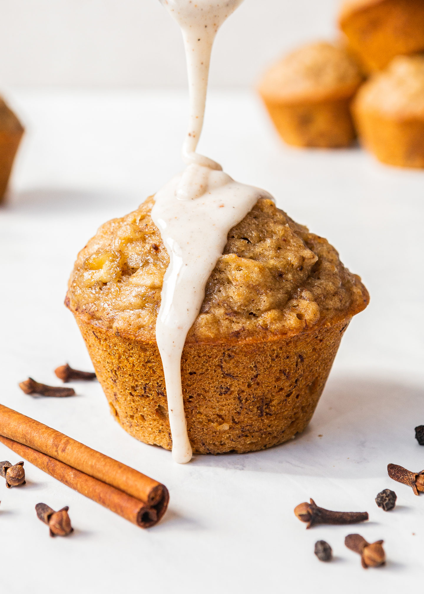 Chai Spiced Banana Breakfast Muffins