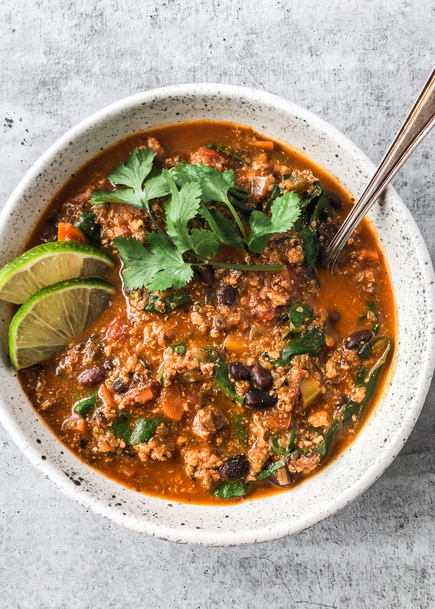 Spicy Tofu and Quinoa Vegetable Chili