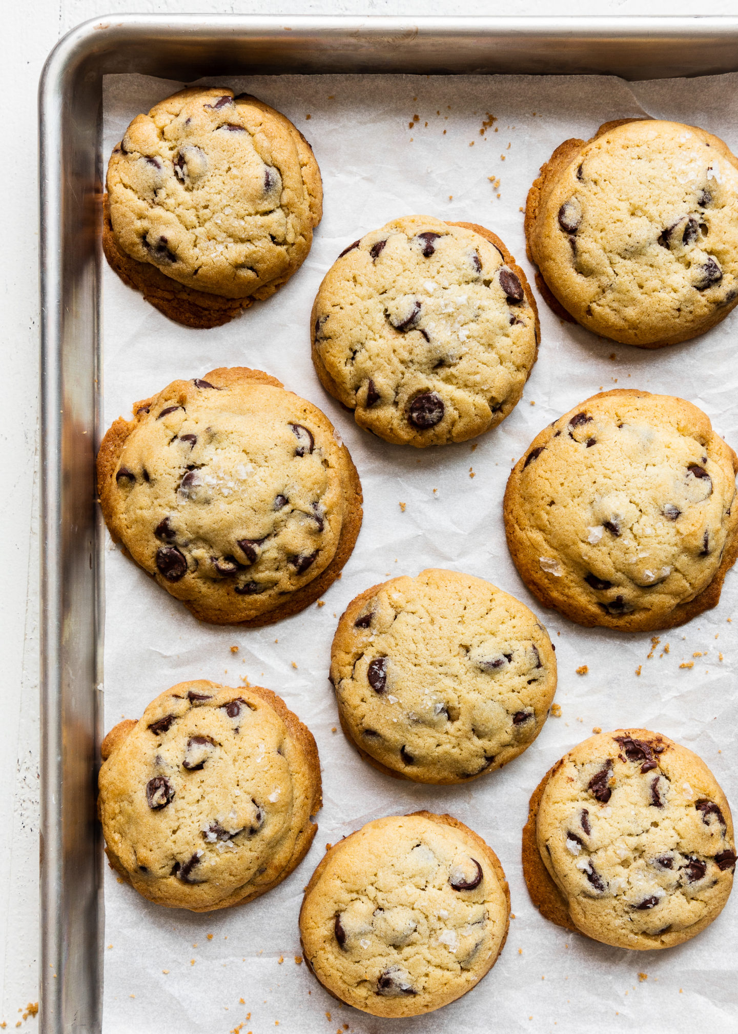 Chocolate Chip Cookie Ice Cream Sandwiches