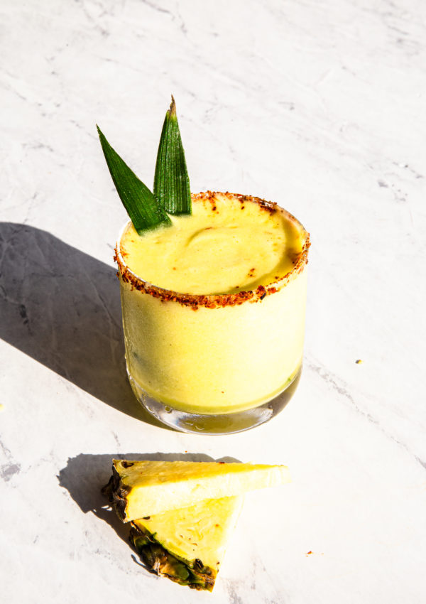 Spicy Frozen Pineapple Margarita