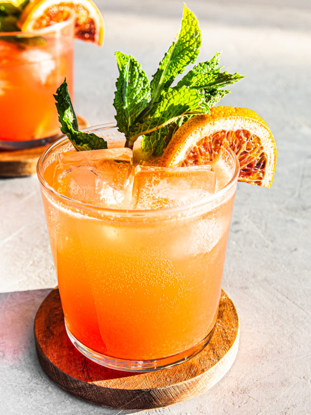 Easy Blood Orange Cocktails