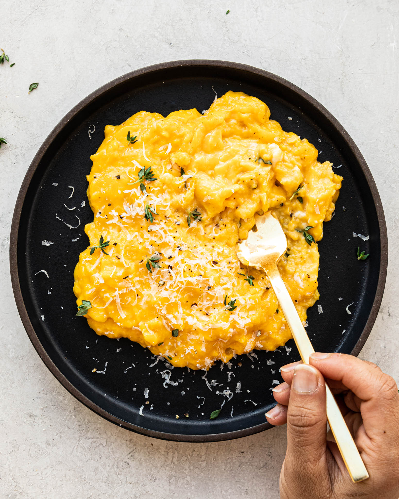 CREAMY Scrambled Eggs with Green Beans